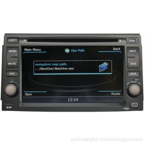 Ouchuangbo Auto DVD Multimedia Kit for Hyundai Azera 2011 S100 Platform 3G wifi Bluetooth